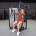Vogue Chest Press - Muscle D Fitness - Adjustable Seat - Pin Selectorized - Pec Workout - Sweatfully