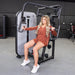 Vogue Chest Press - Muscle D Fitness - Adjustable Seat - Pin Selectorized - Pec Workout - Sweatfully