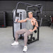 Vogue Chest Press - Muscle D Fitness - Adjustable Seat - Pin Selectorized - Pec Workout - Sweatfully