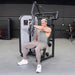 Vogue Chest Press - Muscle D Fitness - Adjustable Seat - Pin Selectorized - Pec Workout - Sweatfully