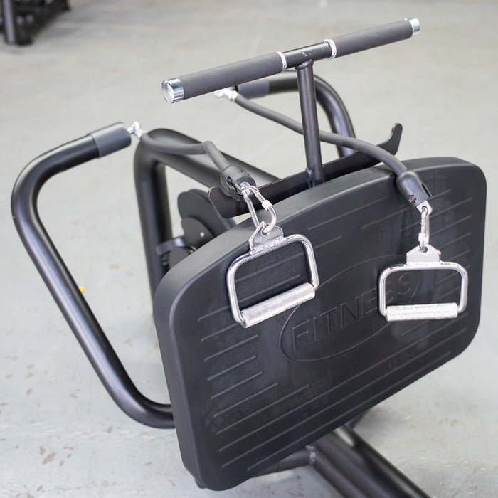 Vogue Diverging Low Row- Seated - Pin Selectorized - Lats Delts Rhomboids Traps Workout - Sweatfully