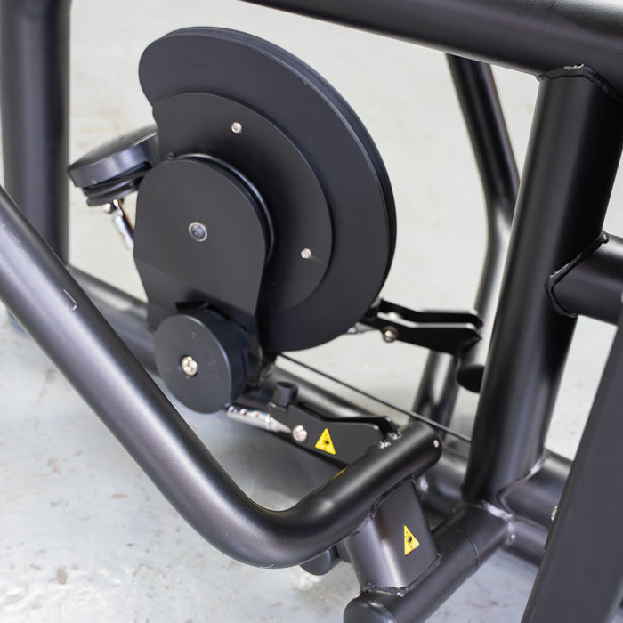 Vogue Diverging Low Row- Seated - Pin Selectorized - Lats Delts Rhomboids Traps Workout - Sweatfully