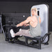 Vogue Diverging Low Row- Seated - Pin Selectorized - Lats Delts Rhomboids Traps Workout - Sweatfully