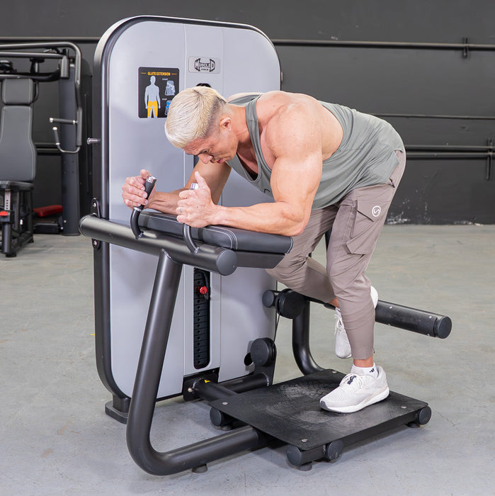 Vogue Glute Extension - Muscle D Fitness - Pin Selectorized - Leg Workout - Sweatfully