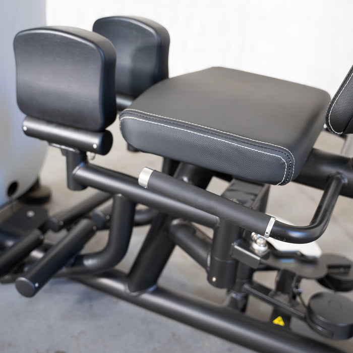 Vogue Inner/Outer Thigh - Muscle D Fitness - Adjustable Seat - Pin Selectorized - Leg Workout Combo - Sweatfully