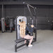 Vogue Lat/Low Row - Muscle D Fitness - Adjustable Seat - Pin Selectorized - Combo Back Machine - Sweatfully