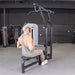 Vogue Lat/Low Row - Muscle D Fitness - Adjustable Seat - Pin Selectorized - Combo Back Machine - Sweatfully