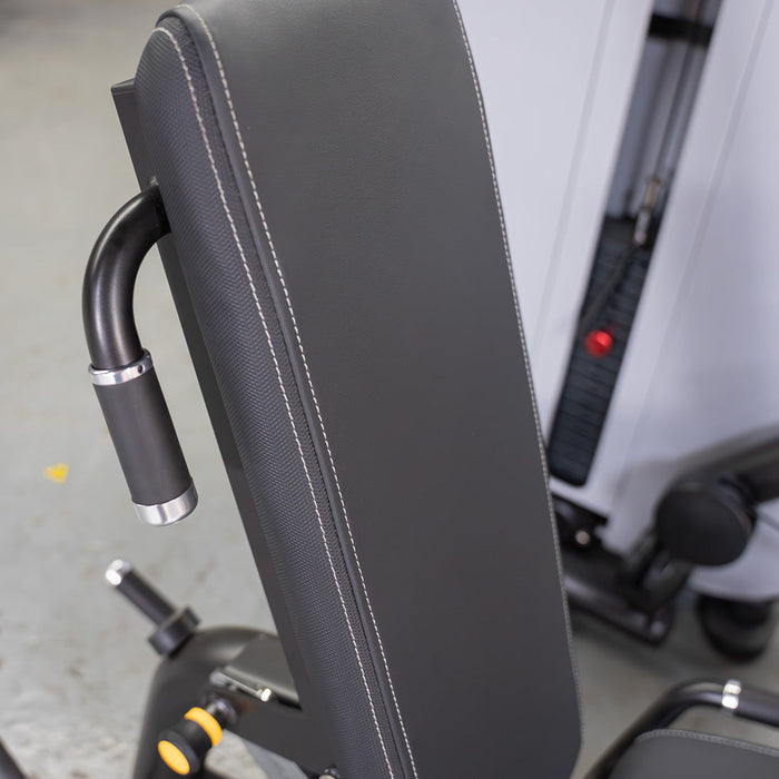 Vogue Leg Extension/Prone Leg Curl Combo - Muscle D Fitness - Seated - Adjustable - Pin Selectorized - Quads Hamstring Machine - Sweatfully