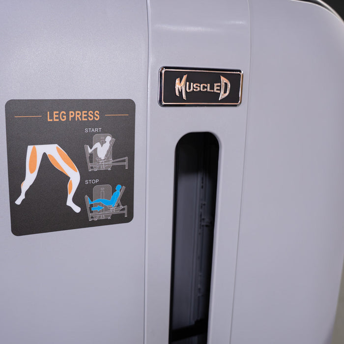 Vogue Selectorized Leg Press | 240lb Stack | Muscle D - Sweatfully