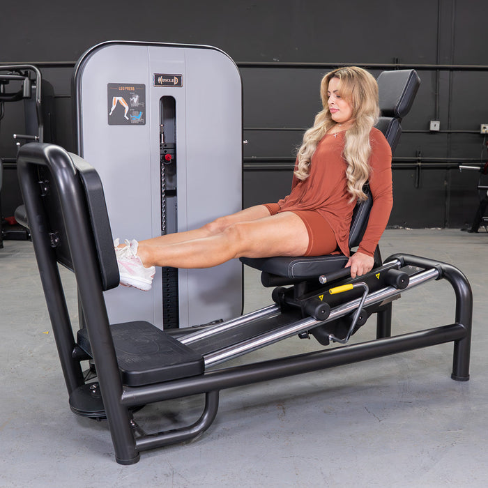 Vogue Selectorized Leg Press | 240lb Stack | Muscle D - Sweatfully