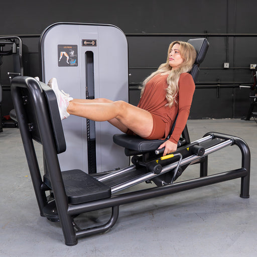 Vogue Selectorized Leg Press | 240lb Stack | Muscle D - Sweatfully