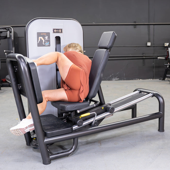 Vogue Selectorized Leg Press | 240lb Stack | Muscle D - Sweatfully