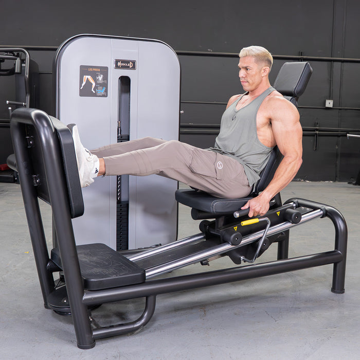 Vogue Selectorized Leg Press | 240lb Stack | Muscle D - Sweatfully