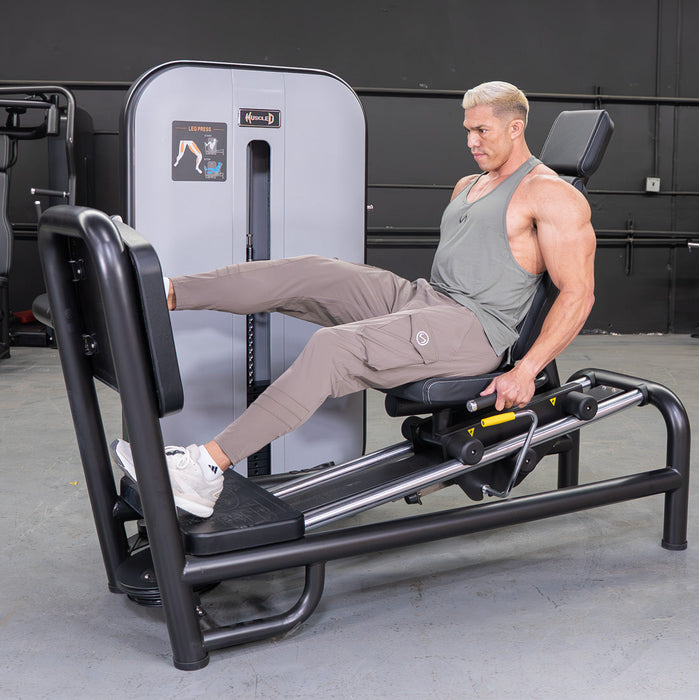 Vogue Selectorized Leg Press | 240lb Stack | Muscle D - Sweatfully