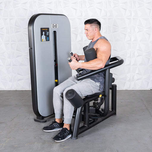 Vogue Rotary Torso - Muscle D Fitness - AdjustableSeat - Pin Selectorized - Sweatfully