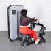 Vogue Seated Row - Muscle D Fitness -  Adjustable Seat - Pin Selectorized - Lat Workout - Sweatfully