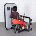 Vogue Seated Row - Muscle D Fitness -  Adjustable Seat - Pin Selectorized - Lat Workout - Sweatfully