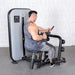 Vogue Seated Row - Muscle D Fitness -  Adjustable Seat - Pin Selectorized - Lat Workout - Sweatfully