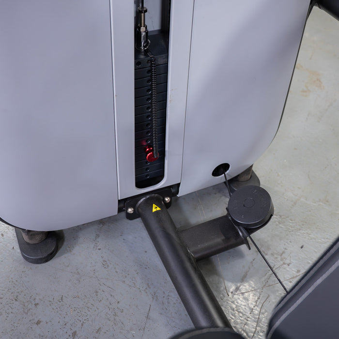 Vogue Shoulder Press - Muscle D Fitness - Adjustable Seat - Pin Selectorized - Delt Workout - Sweatfully