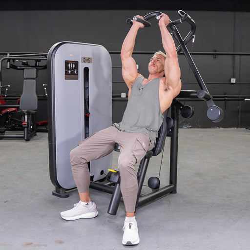 Vogue Shoulder Press - Muscle D Fitness - Adjustable Seat - Pin Selectorized - Delt Workout - Sweatfully