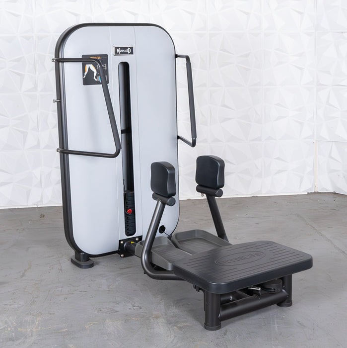 Vogue Standing Abductor Machine - Muscle D Fitness - Standing Adjustable Pin Selectorized Abductor Machine - Sweatfully