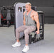 Vogue Triceps Press-Down - Muscle D Fitness - Adjustable Seat - Pin Selectorized - Arm Workout - Sweatfully