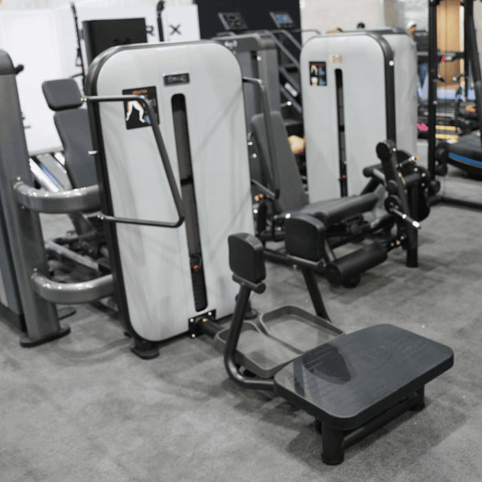 Vogue Standing Abductor Machine - Muscle D Fitness - Standing Adjustable Pin Selectorized Abductor Machine - Sweatfully