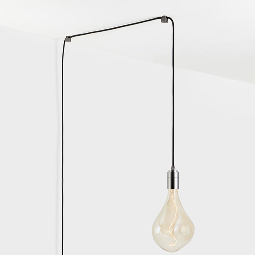 Voronoi III Plug-In Pendant in Graphite - Sweatfully