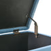 23" Square Velvet Upholstered Storage Ottoman - Sweatfully