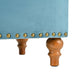 23" Square Velvet Upholstered Storage Ottoman - Sweatfully