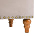 23" Square Velvet Upholstered Storage Ottoman - Sweatfully