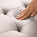 23" Square Velvet Upholstered Storage Ottoman - Sweatfully