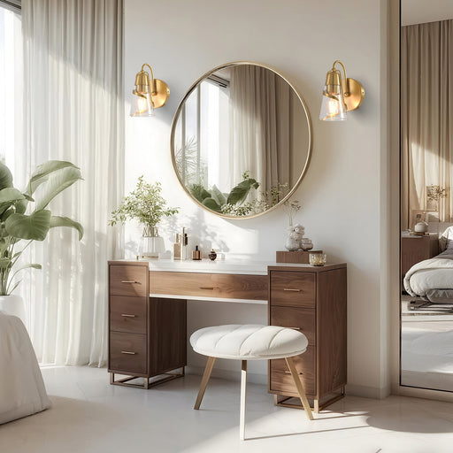 6 Inch Ethel 1-Light Mirror Vanity Light - Sweatfully