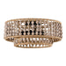 Farmhouse 3-Light Wood Beaded Flush Mount Ceiling Lights - Sweatfully