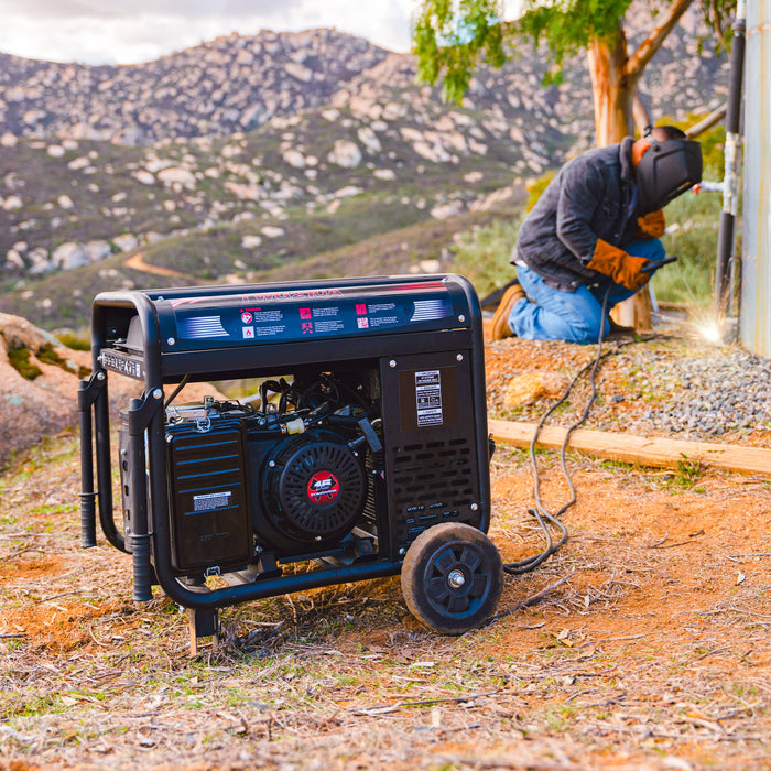 210 Amp Engine Driven Welder Generator 2000 Watt 15 HP Gas Powered - Sweatfully