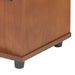 Brown Digital LED Display Electric Infrared Wooden Large Room Space Heater with Timer - Sweatfully