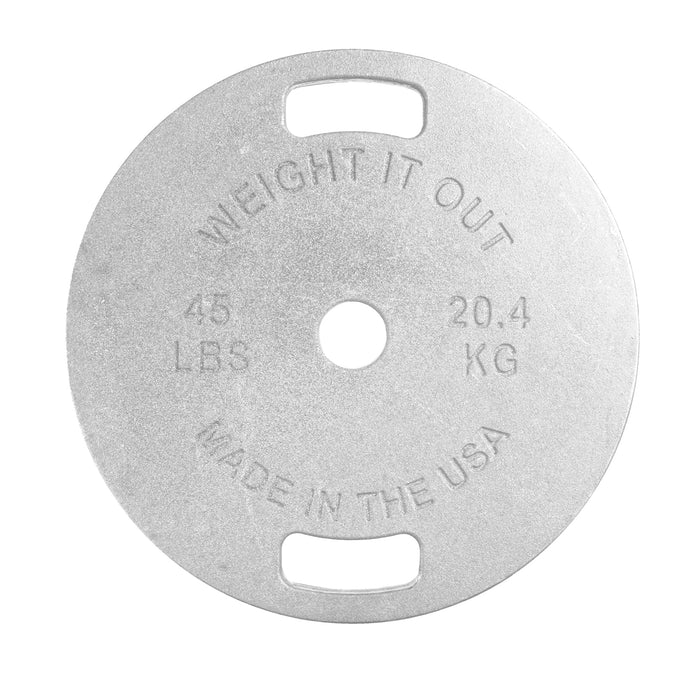 Cast Iron Machined Weight Plate Pairs - Sweatfully