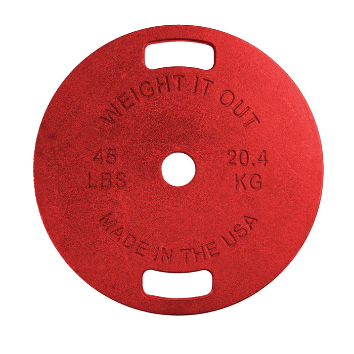 Cast Iron Machined Weight Plate Pairs - Sweatfully