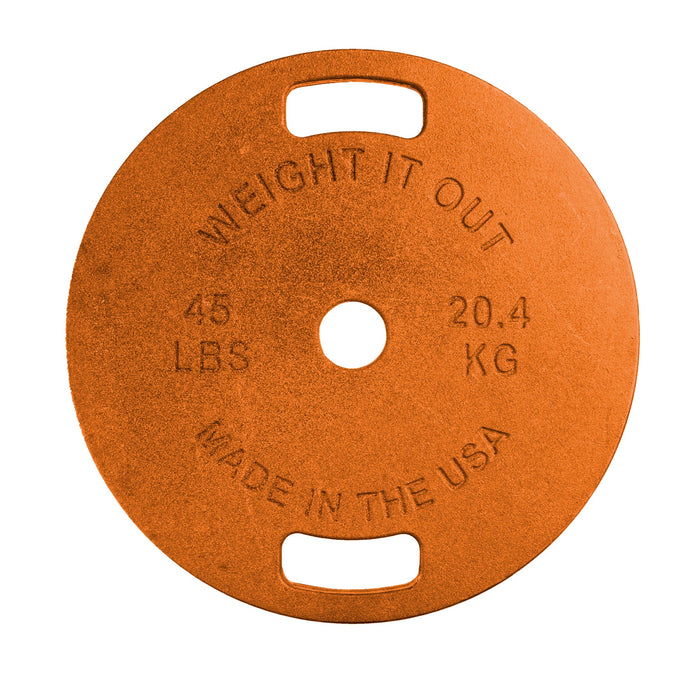 Cast Iron Machined Weight Plate Pairs - Sweatfully