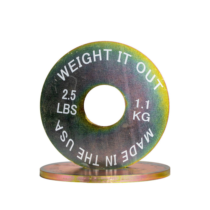 Solid Steel Calibrated Weight Plate Pairs - Sweatfully