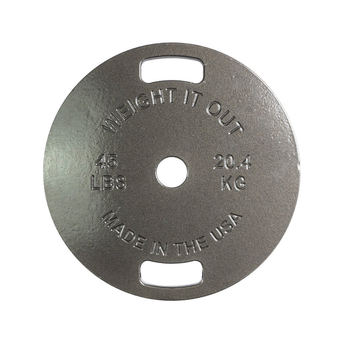 Cast Iron Machined Weight Plate Pairs - Sweatfully
