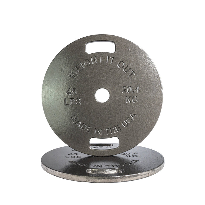 Cast Iron Machined Weight Plate Pairs - Sweatfully