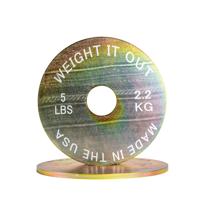 Cast Iron 45lb And Calibrated Solid Steel Weight Plate Sets - Sweatfully