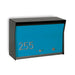 RetroBox Locking Wall Mount Mailbox in JET BLACK - Sweatfully