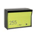RetroBox Locking Wall Mount Mailbox in JET BLACK - Sweatfully