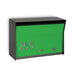 RetroBox Locking Wall Mount Mailbox in JET BLACK - Sweatfully