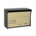 RetroBox Locking Wall Mount Mailbox in JET BLACK - Sweatfully