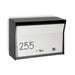 RetroBox Locking Wall Mount Mailbox in JET BLACK - Sweatfully