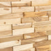 Clearwater Natural Teak 3D Wall Panels - (13 sq ft) - Sweatfully