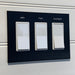 CleanPlate Wall Plate in Jet Black for Rocker Switches - Sweatfully
